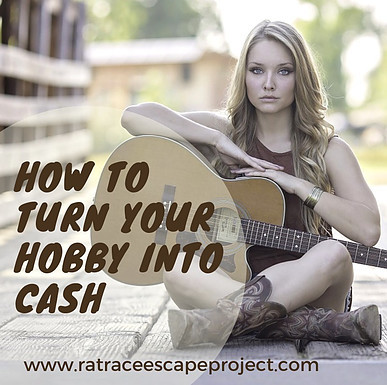 Turn your hobby into cash graphic