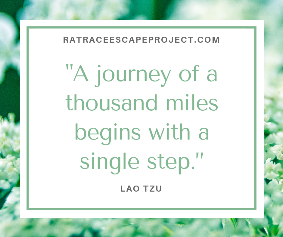Lao Tzu quote - a journey of a thousand miles